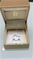 Ring Roberta Piscettaro Gioielleria Woman in White Gold Diamante 0.04 Ct ANSOL004 - ANSOL004